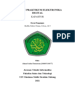 Ahmad Azhar Darmawan - 200605110077 - Laporan Praktikum Elektronika Digital - Kapasitor
