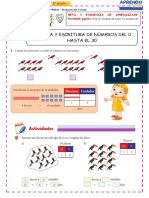 Ficha de Matemática Números