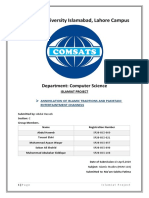 COMSATS University Islamabad, Lahore Campus: Department: Computer Science