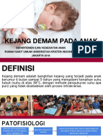 Kejang Demam Pada Anak: Departemen Ilmu Kesehatan Anak Rumah Sakit Umum Universitas Kristen Indonesia JAKARTA 2018