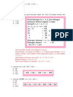 Pembahasan Soal TPM 2 Daring Matematika