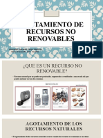 Agotamiento de Recursos No Renovables