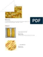 Product: Frozen Sweet Corn Kernels