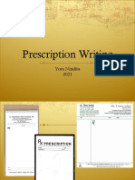 2021 Prescription Writing