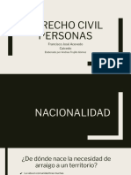 Nacionalidad y Domicilio