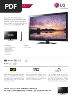 LG TV LCD Cs570 Spec