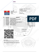 Kartu Rencana Studi (KRS) SEMESTER PTA 2020 / 2021