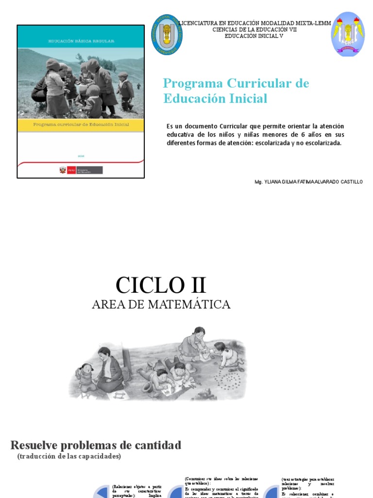 Area - Matemática - Nivel Inicial | PDF | Educación de la primera ...