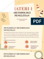 Pengertian Metodologi Penelitian 