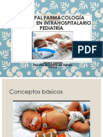 Farmacos Utilizados en Pediatria Intrahospitalario