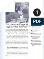 The Nature and Scope of Organizational Behavior: Objectives