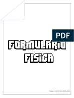 Formulario Física