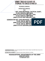 ARMY TM 9-6115-643-10 (15kW TQG Operators Manual)