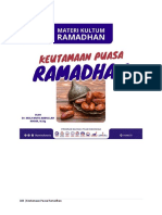 32-Keutamaan Puasa Ramadhan