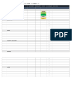 Meeting Action Items Tracker Template: Admin