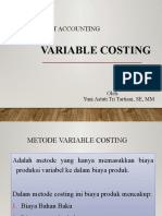 Variable Costing