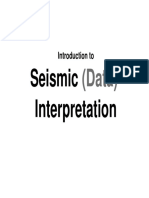 LC-2 - Intro. To Seismic Interpretation