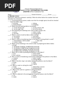 GRADE 10 Summative Test QUARTER 2