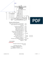 Abutment Design Dimensions and Calculations