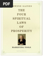 Download 4 Spiritual Laws of Prosperity by Cutressa M Williams SN50371124 doc pdf