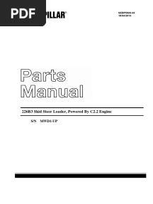 C2.2 226b3 Skid Steer Loader MWD Sebp5920-24