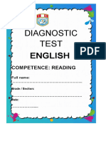 Diagnostic Test - 1st , 2nd, 3rd