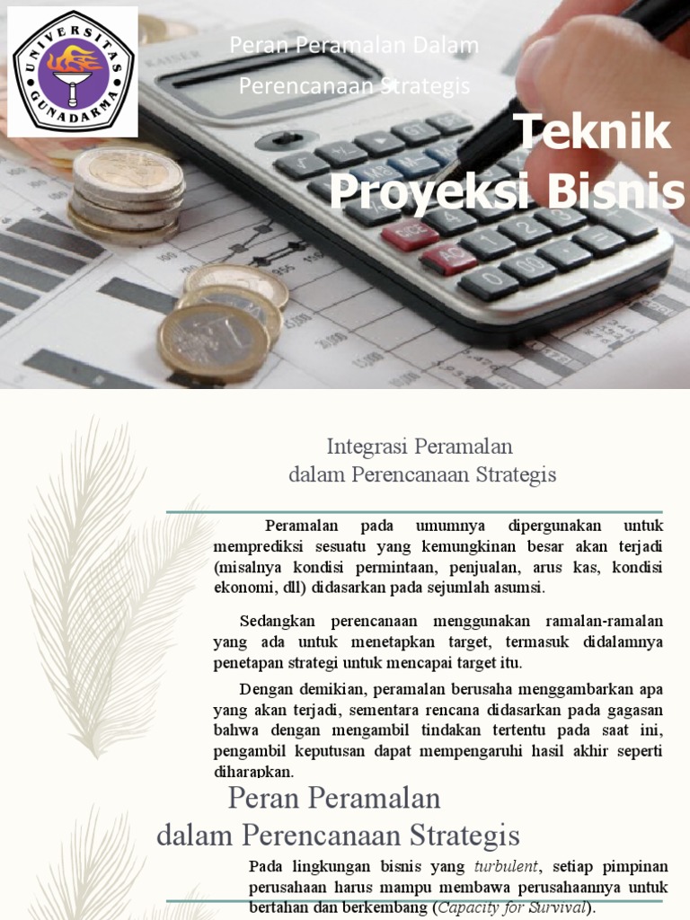 Peran Peramalan Dalam Perencanaan Strategis