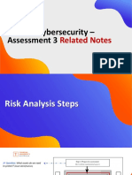 Cyber Security MIS607 - Assessment 3 Related Notes