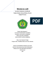 Makalah Kajian Bahasa Daerah-1