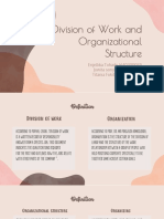 Pembagian Kerja Dan Struktur Organisasi INGGRIS