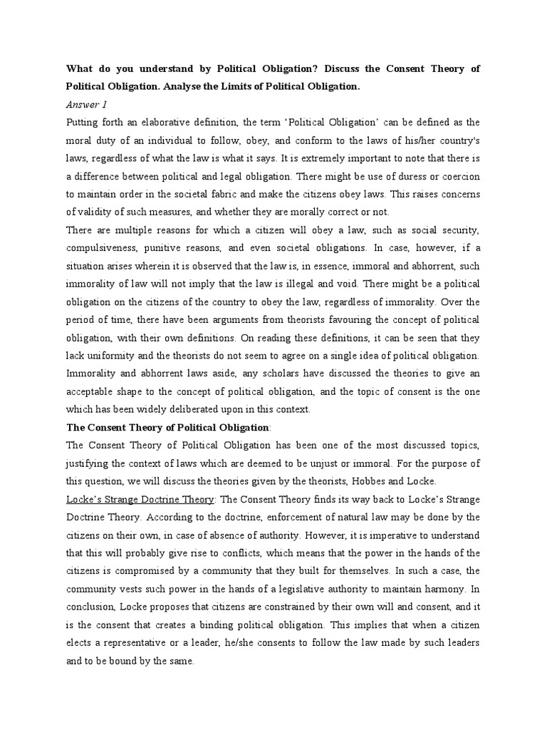 Political Science | PDF | Separation Of Powers | Utilitarianism