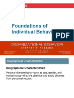 Foundations of Individual Behavior