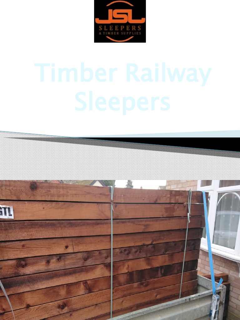 Timber Railway Sleepers | PDF | Lumber | Rail Transport