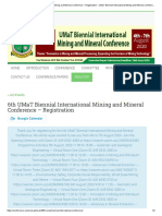 6th UMaT Biennial International Mining and Mineral Conference - Registration - UMaT Biennial International Mining and Mineral Conference