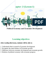 Chapter:3 (Lesson-1) : Political Economy and Economic Development