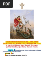 Utrenia Şi Liturghia Darurilor La Sf.mare Mc.gheorghe, 23.04.2021