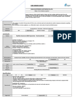 Job Order Sheet: Company Information