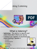Testing Listening