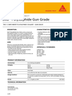 Sika® Polysulphide Gun Grade: Product Data Sheet