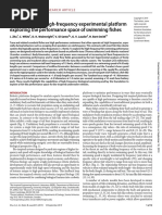 Tuna Robotics: A High-Frequency Experimental Platform Exploring The Performance Space of Swimming Fishes