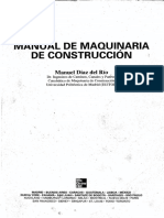 Manual de Maquinaria de Construccion - Manuel Diaz Del Rio