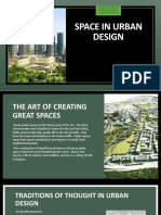 SPACE IN URBAN DESIGN