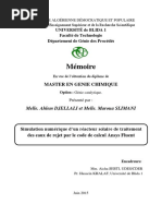 MEMOIRE SIMULATION NUMERIQUE UV