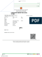 Laboratory Report For Covid-19 Test: Sign in Home