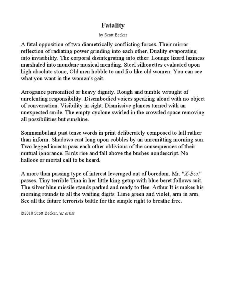 Fatality | PDF | Young Adult | Classics