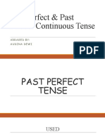 Past Perfect & Past Perfect Continuous Tense by Audina Dewi Irmayanti