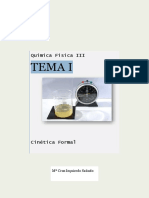 Teoría Parte de Cinética y Electroquímica, Exámenes y Pecs Anteriores Resueltos, Glosario y Tutorias Con Ejercicios Parte Cinetica