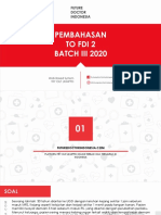 (Fdi) Pembahasan Fdi To 2 Batch III 2020