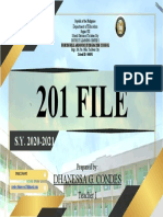 201 File Cover in Landscape