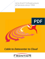 Cable To Datacenter To Cloud: Delivering End To End IT Infrastructure Solutions and Services Since 1994